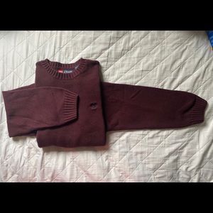 CHAPS Crewneck Sweater - 2X - Plum